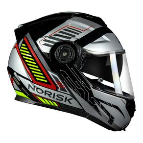 CAPACETE NORISK ROUTE FF345 CHARGE CINZA 56/S