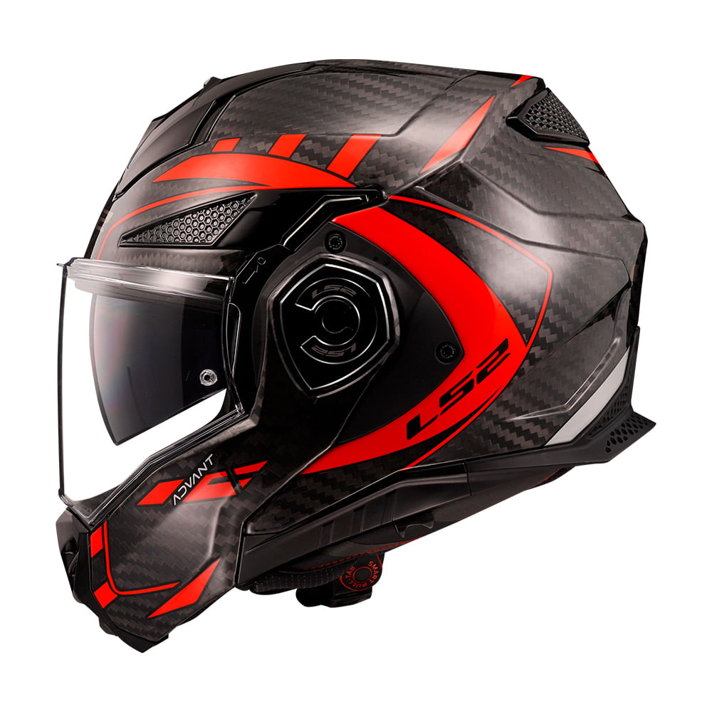 CASCO LS2 ADVANT X CARBON FUTURE ROJO