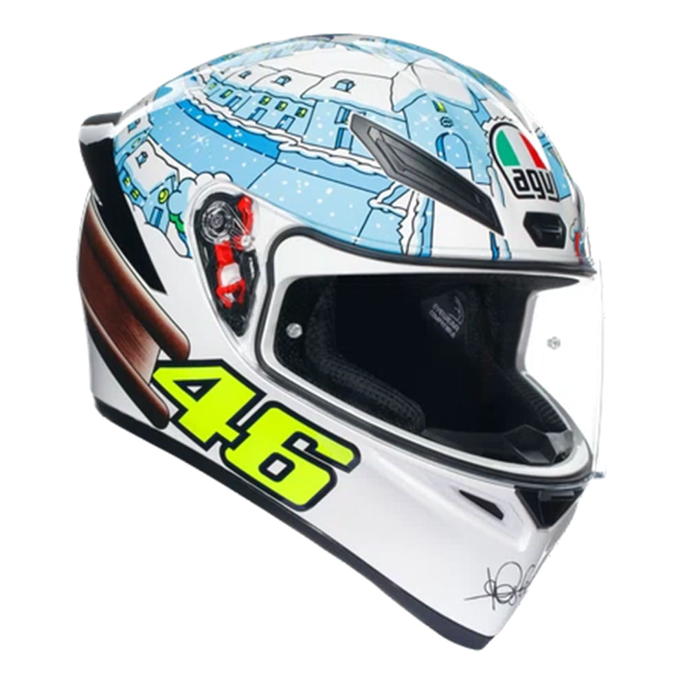 AGV K1S ロッシウィンターテスト2017 AGV BRASIL - CAPACETE K1S ROSSI WINTER TEST 17 - AGV