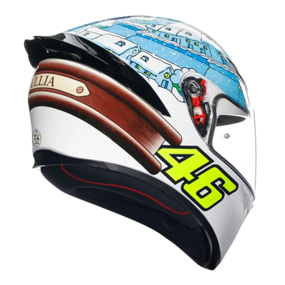 AGV BRASIL - CAPACETE K1S ROSSI WINTER TEST 17 - AGV