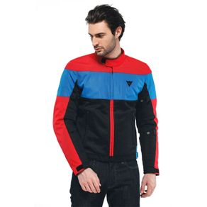 DAINESE JAQUETA ELETRICA AIR TEXT PRETO/VERMELHO 50