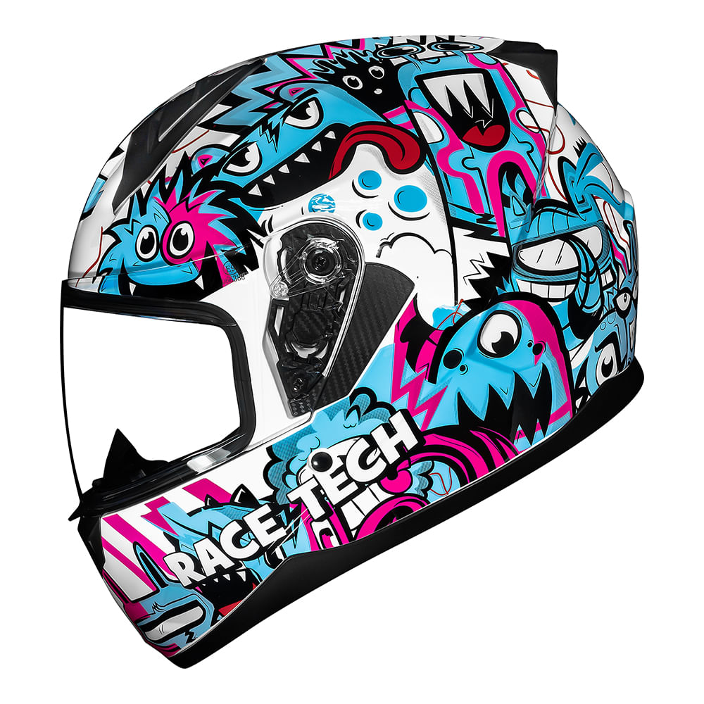 RACE TECH BRASIL - CAPACETE SECTOR MONSTERS - Race Tech