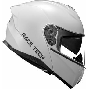 CAPACETE RACE TECH SIGNAL MONOCOLOR BRANCO 62/XL
