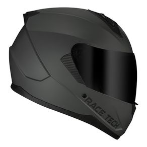 CAPACETE RACE TECH  SECTOR MONOCOLOR TITANIUM 56/S