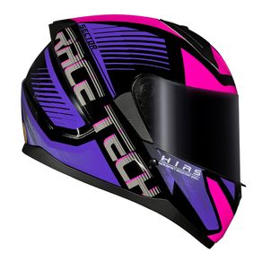 CAPACETE RACE TECH SECTOR SLASH PRETO 62/XL