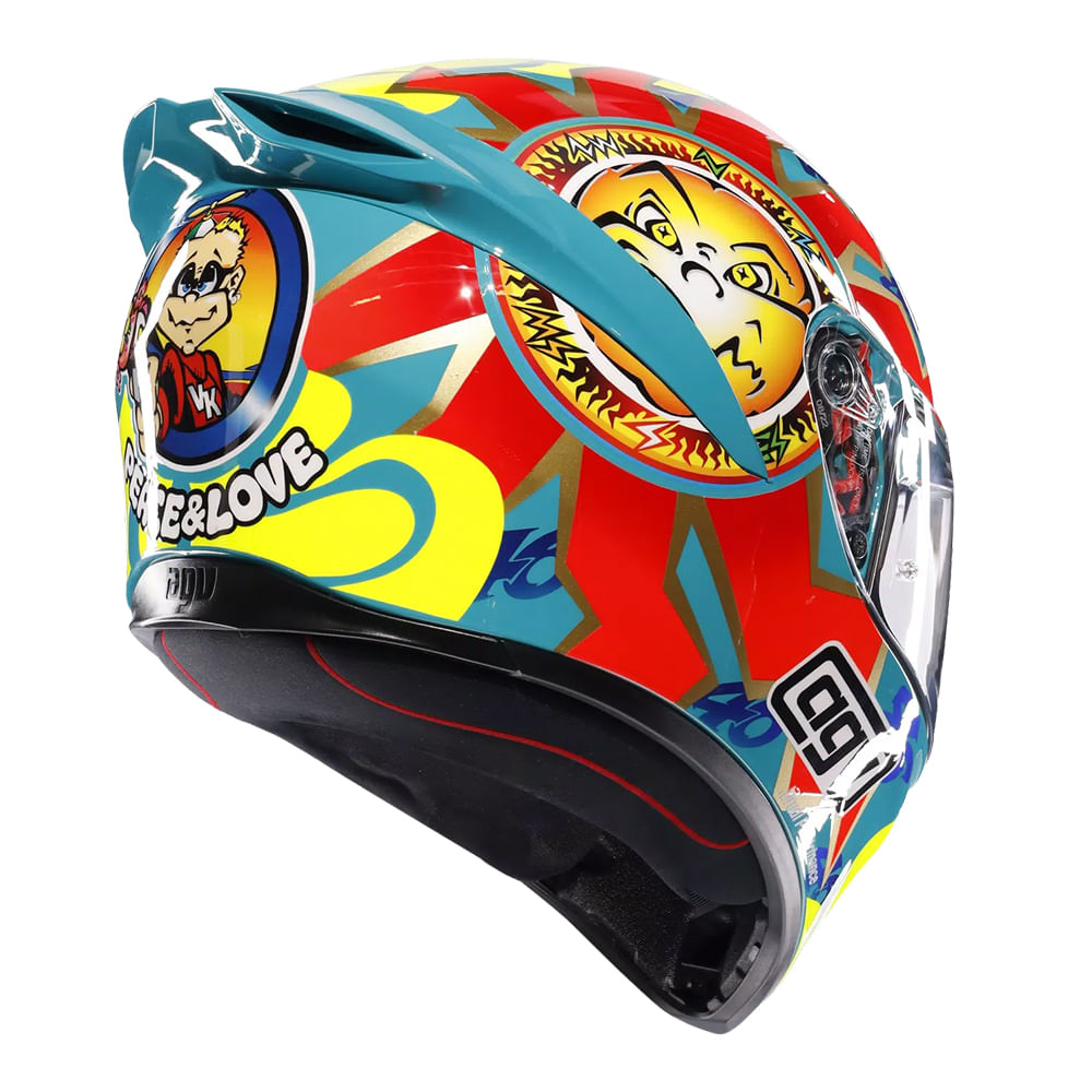 AGV K1 ROSSI MUGELLO (VRロッシレプリカ) AGV BRASIL - CAPACETE K1S ROSSI MUGELLO 1999 REPLICA - AGV